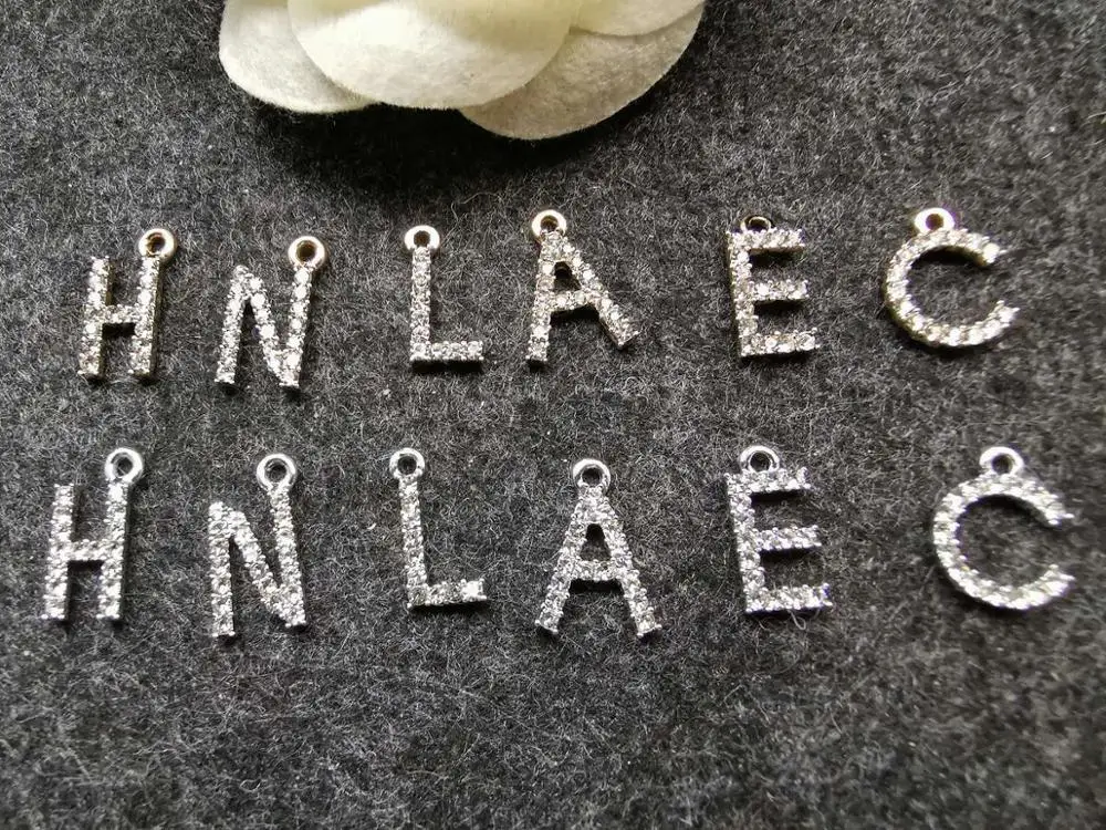 10 комплектов/партия жемчужные подвески-буквы алфавита | Украшения и аксессуары