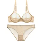 Женский кружевной бюстгальтер YANDW, прозрачный бюстгальтер с сеточкой, распродажа, нижнее белье, размера плюс, B C D E F 75 80 85 90 95 100