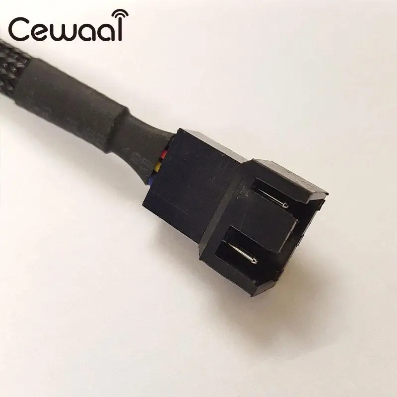 CEWAAL 4 контактный PWM разъем CPU кабель вентилятора компьютера ПК Удлинитель силовой