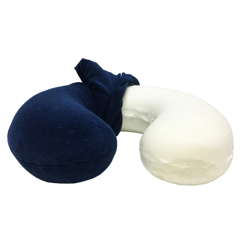 Solid Color U Shape of the Pillow Slow Rebound Memory Foam Bus Trip Day Touring Family Is Comfortable Service Life For Five Year | Дом и сад