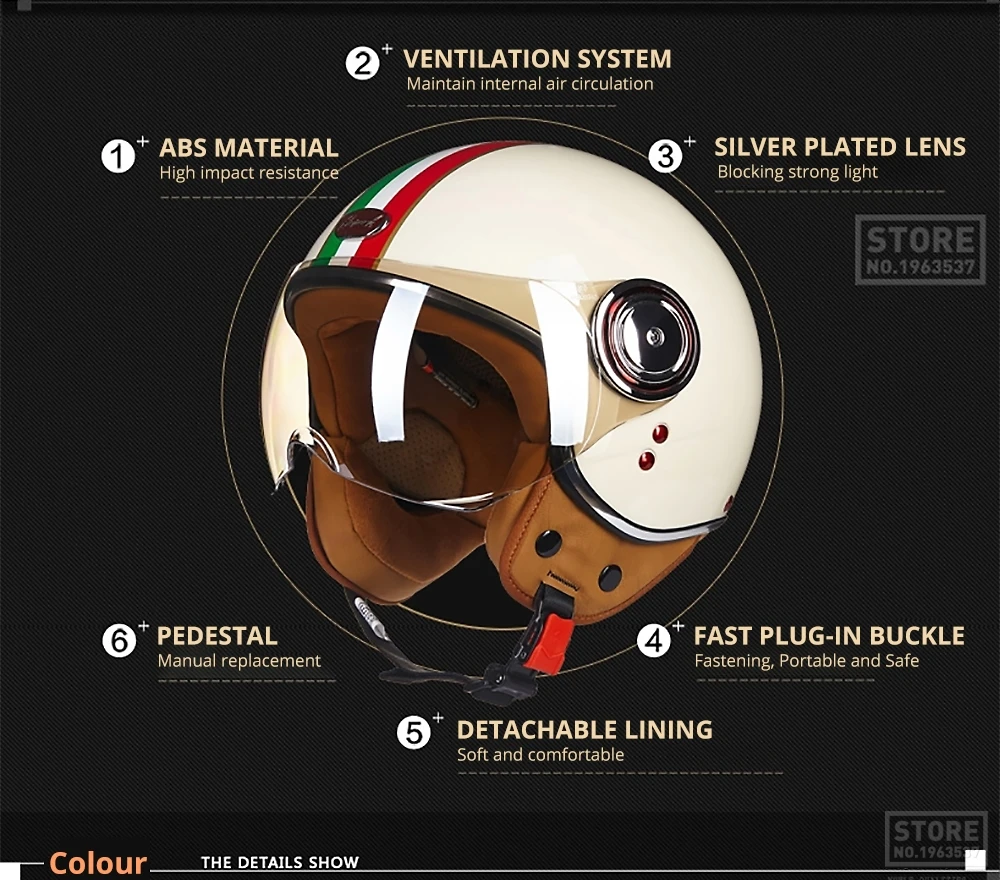BEON мотоциклетный шлем Chopper 3/4 с открытым лицом винтажный шлем Moto Casque Casco Capacete для мужчин и женщин скутер мотоциклетный шлем