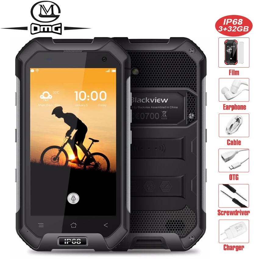 Conquest S8 IP68 водонепроницаемый ударопрочный 4G смартфон 3 ГБ ОЗУ 32 Гб ПЗУ MTK6735 четырехъядерный Android 5,1 6000 мАч аккумулятор мобильный телефон