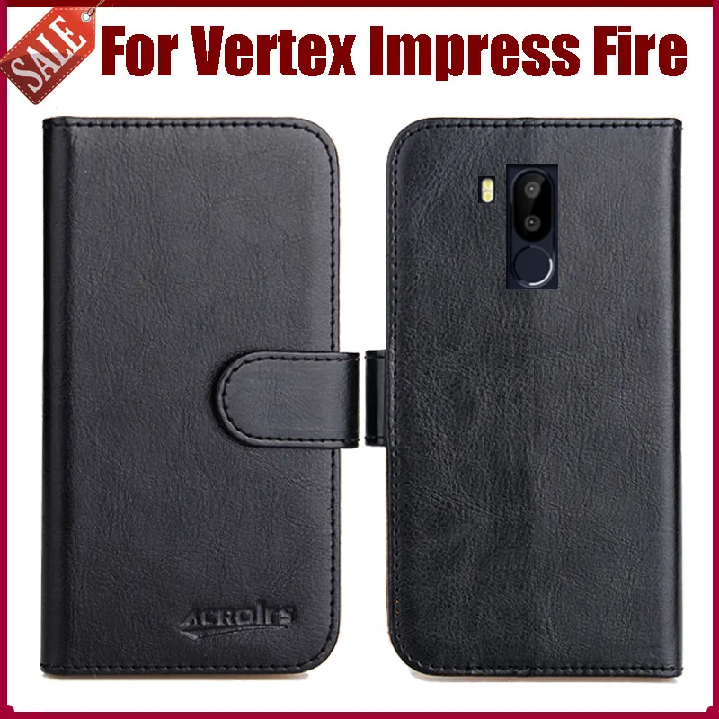 

Hot Sale! Vertex Impress Fire Case New Arrival 6 Colors High Quality Flip Leather Protective Cover Case Phone Bag