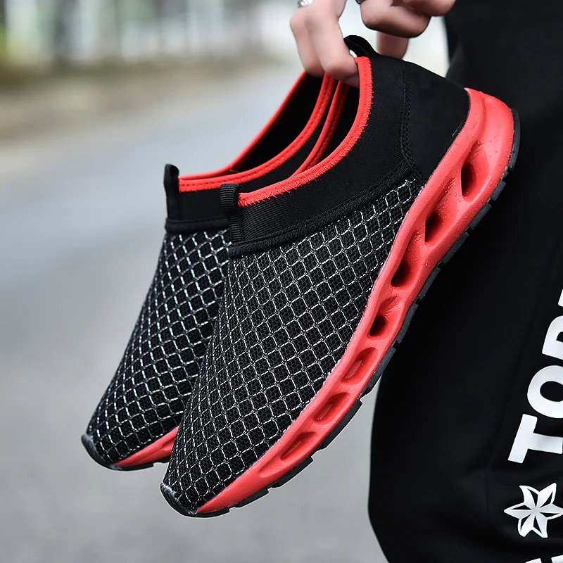 2017 летние мужские кроссовки для бега нескользящая обувь дышащая Спортивная из