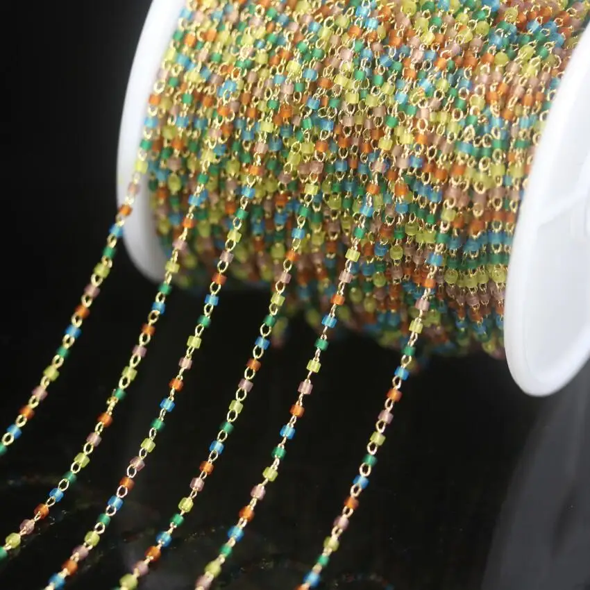 Новинка! Красочный матовый 1 6 мм Японские семена бусины Розария цепь