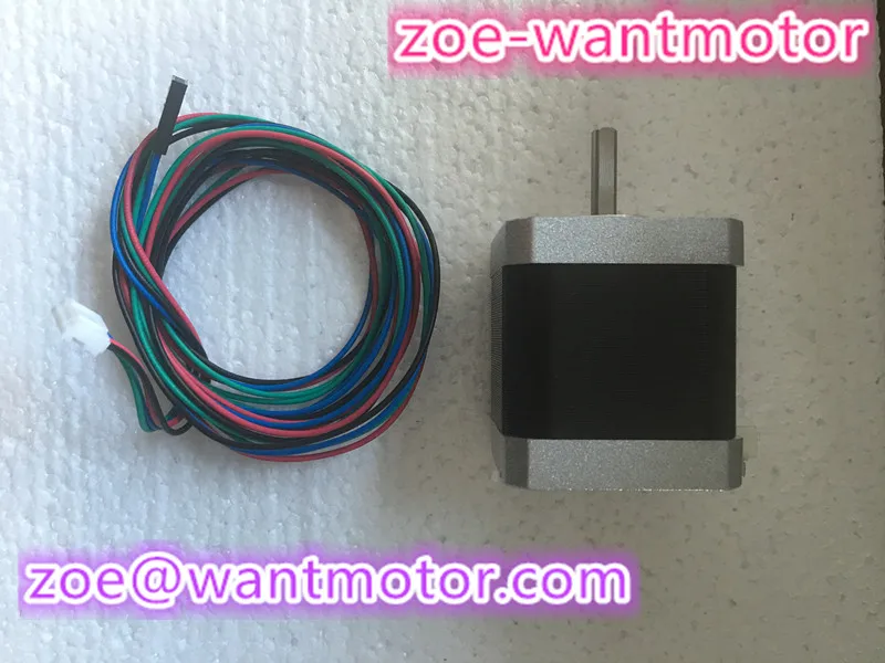 Новый маленький двигатель! 1 шт. wantai мотор 42BYGHW609P1 X18 4000 г. См 1.7A Одноместный плоский