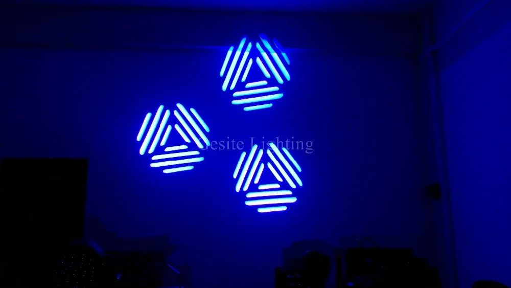 4 шт./лот 90 Вт Светодиодный прожектор DMX512 с управлением через приложение Luminus