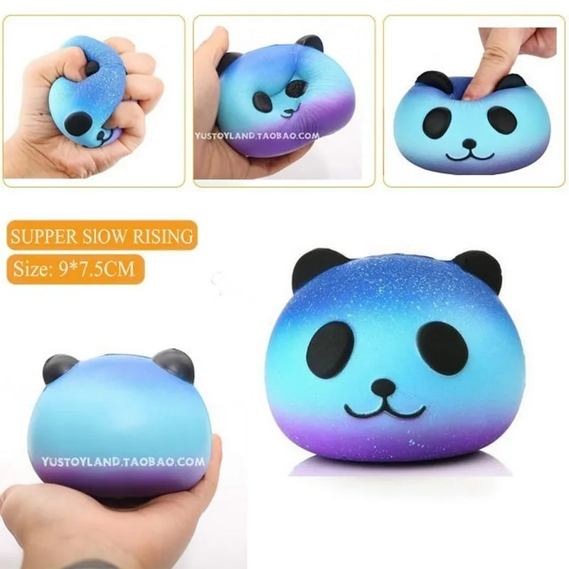 1 шт. Радуга Jumbo КИТ панда мягкими замедлить рост телефон ремень Мягкий Squeeze Kawaii