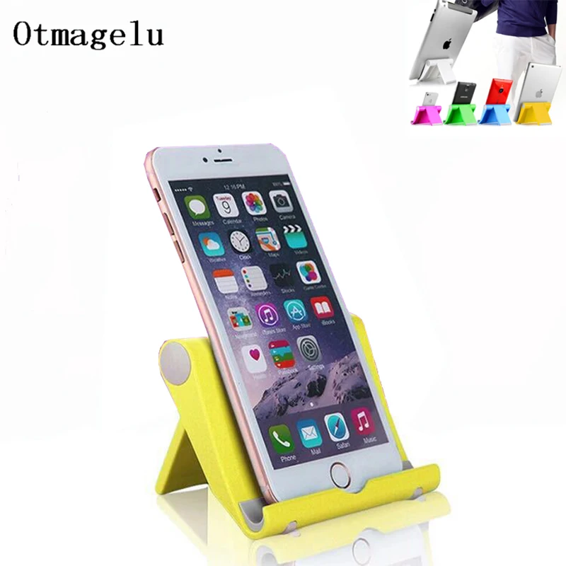Universal Phone Holder Stand Base For iPhone 7 8 X for ipad 6 7.9 for Xiaomi Smartphone Candy Color Mobile Phone tablet Bracket