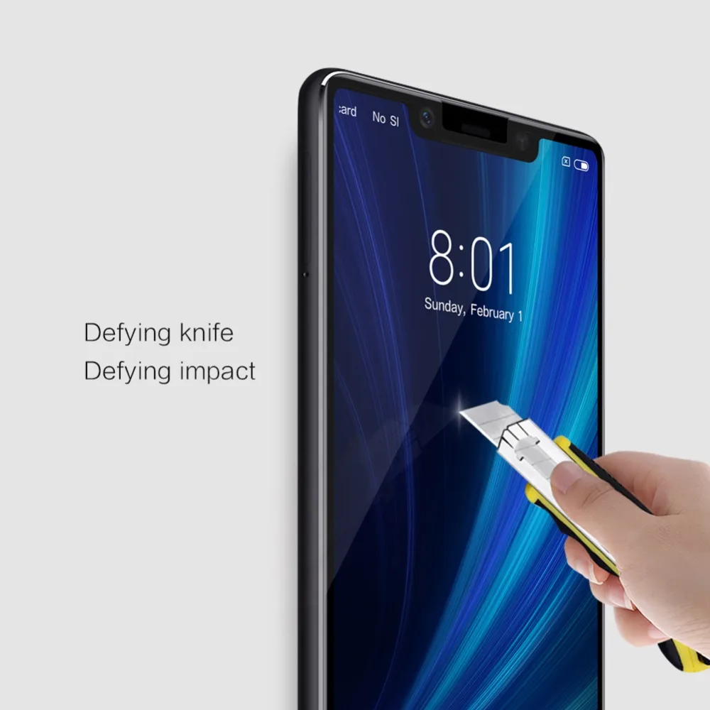 10 шт./партия NILLKIN Amazing 3D CP+ MAX полный охват нанометр Анти-взрыв 9H Закаленное стекло пленка для Xiaomi Mi8 SE
