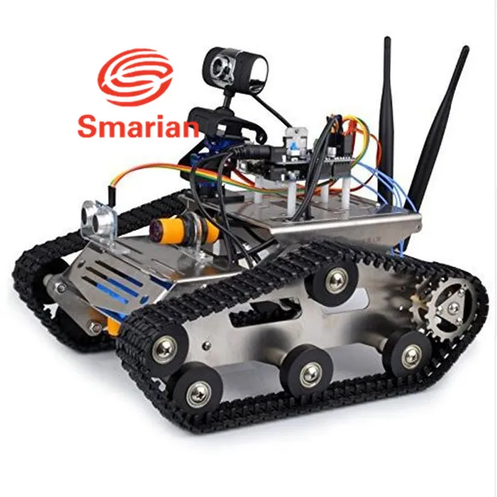Smarian Wifi робот-шасси автомобиля Комплект для Arduino Hd камера Ds робот умный Обучающий робот комплект для детей wifi rc клаулер diy rc игрушка