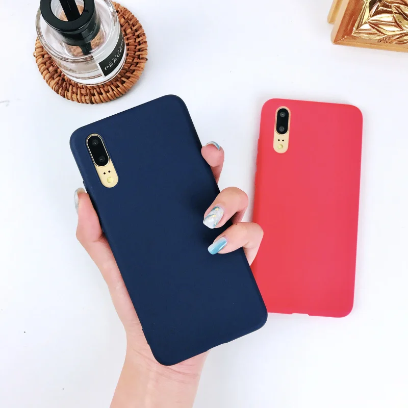 Fashion Soft Back Matte Color case for Xiaomi 6 5s plus Mix 2 2s 5c TPU Silicone Cover on Redmi Note 5 Y1 lite 4X Coque |