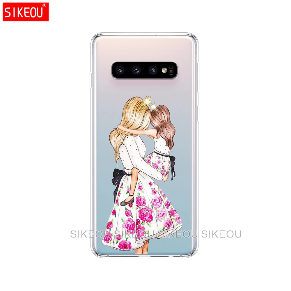 11014 Силиконовый чехол для samsung Galaxy S10 E S9 S8 S7 S6 edge S5 S4 S3 PLUS, чехол для телефона для мамы, дочки, папы - Цвет: 11014
