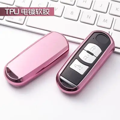 ТПУ Smart 3 кнопочный ключ автомобиля fob чехол для защиты Mazda 2 3 mazda 5 6 CX-3 CX-4 CX-5 CX-7 CX-9 Atenza Axela MX5 случае ключ