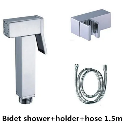 

Free shipping Solid Brass shattaf Women Handheld Bidet Shower set /Portable bidet with ABS shower holder