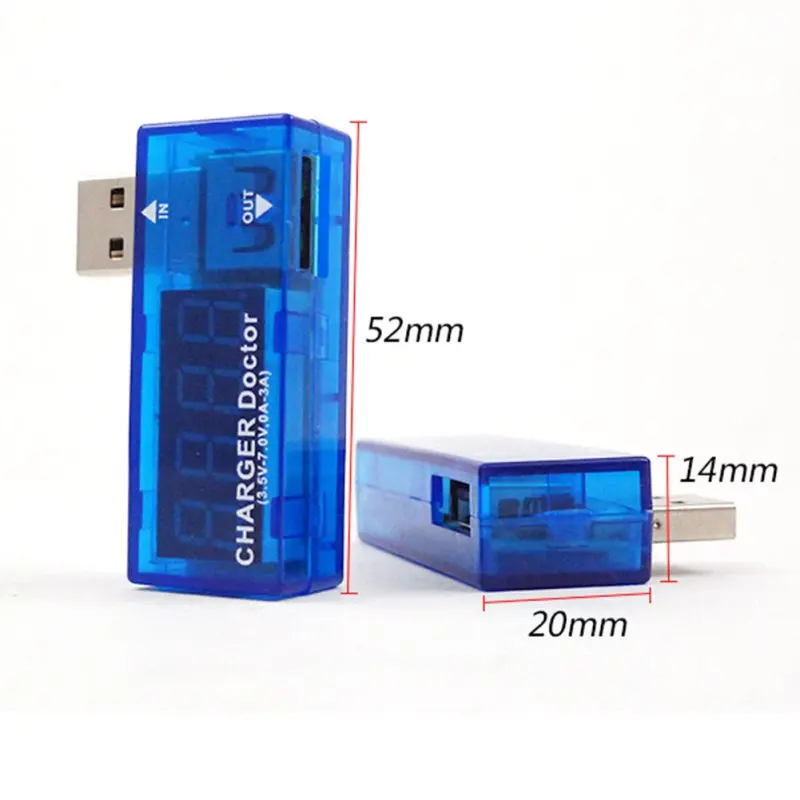 Цифровой дисплей Лидер продаж миниатюрный USB измеритель напряжения и тока