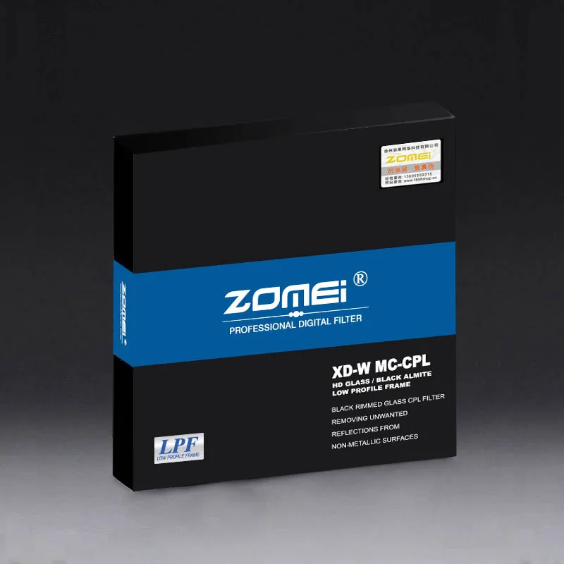 Zomei 77 мм CPL фильтр с многослойным покрытием MC HD Pro оптическое стекло круговой