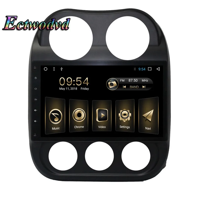 Ectwodvd Octa Core Android 8 1 автомобиль радио gps навигации для JEEP Compass 2010 2011 2012 2013 2014 2015