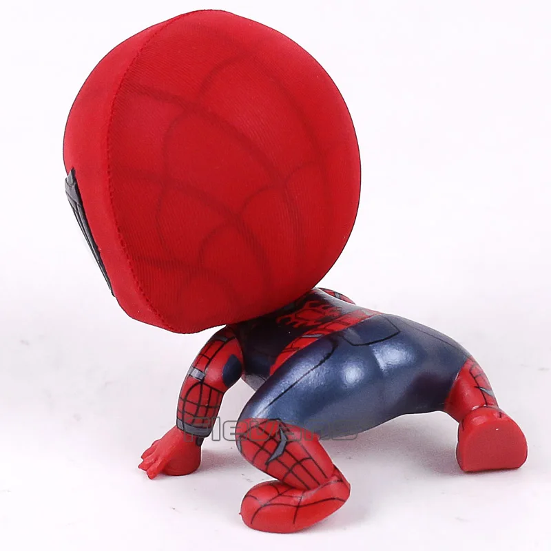 Marvel Человек-паук возвращение домой ползать Человек-паук мини ПВХ Фигурки игрушки автомобиль украшение дома кукла s 5 стилей