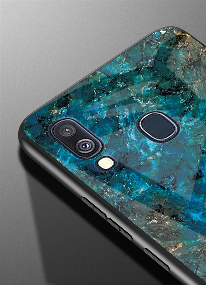 Закаленное Стекло Мрамор чехол для samsung galaxy A50 a70 A30 A10 A40 M10 M20 M30 A9 A8 A6 J4 J6 S7 S8 S9 S10 плюс S10E крышка