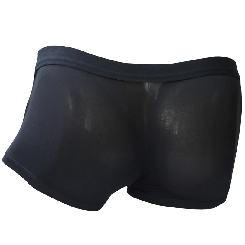 Трусы боксеры мужские с открытым мешочком для пениса пикантное нижнее белье геев