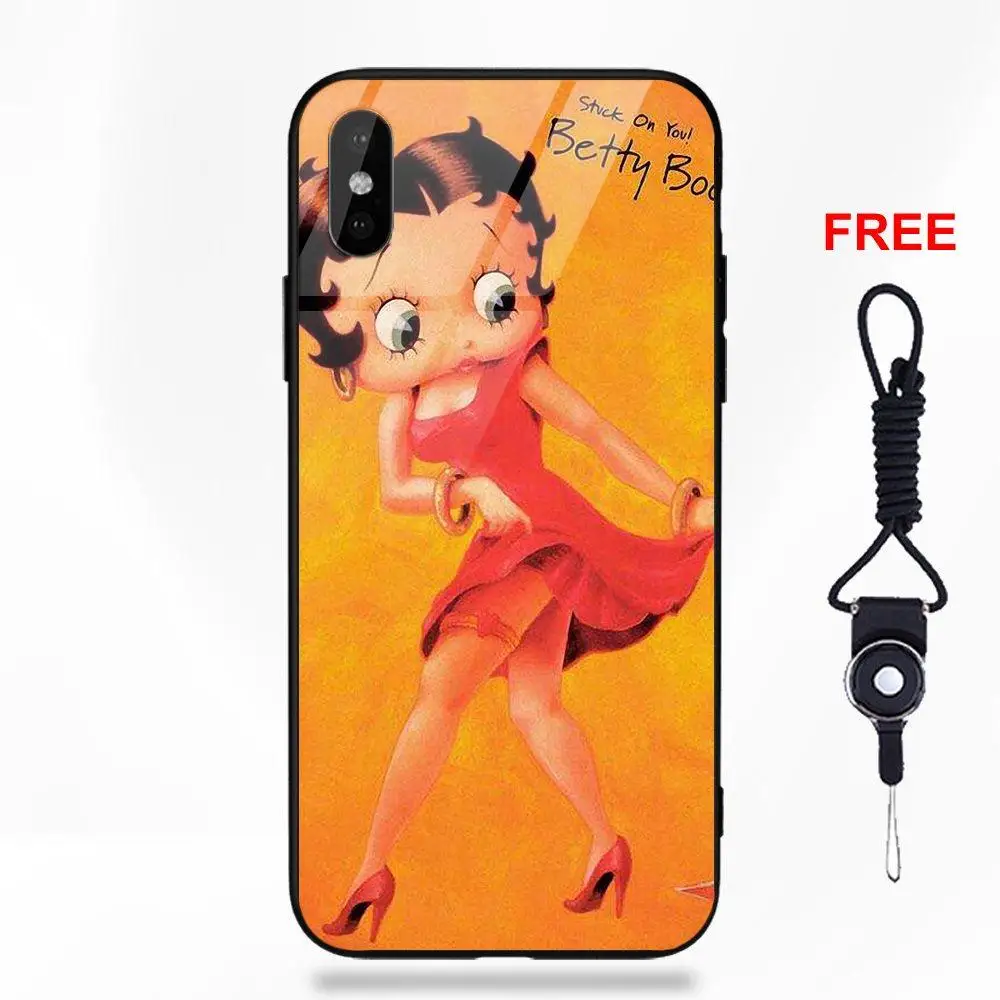 Vvcqod Сексуальная мультфильм девушка Бетти Буп для Apple iPhone 5 5C 5S SE 6 S 7 8 плюс X XS Max XR
