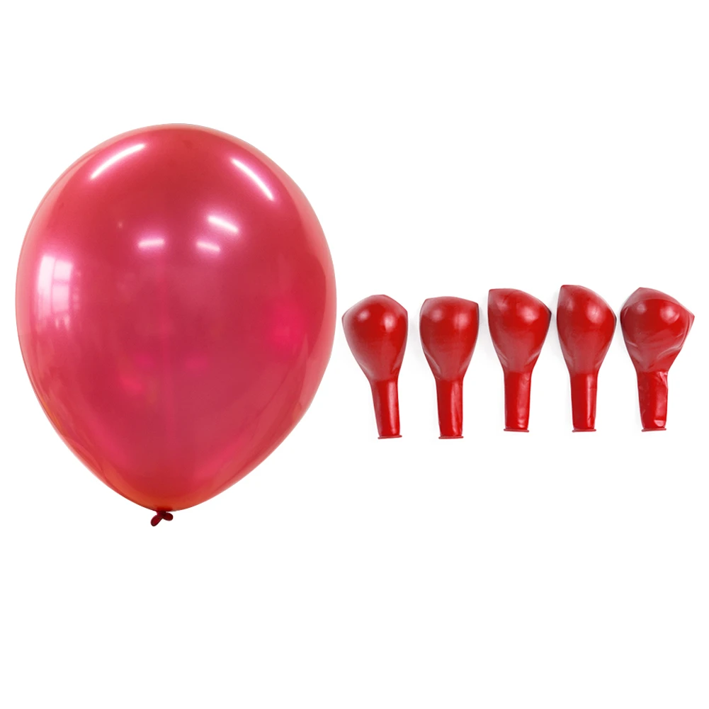 Red 15 шт. 12 дюймов Свадебные украшения чистый белый латексный воздушный шар с днем рождения вечерние свадебные декорации Аксессуары для мероприятий - Цвет: Red