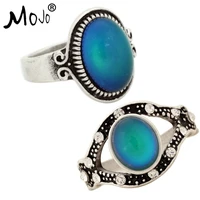 2pcs vintage ring set of rings on fingers mood ring that changes color wedding rings of strength for women men jewelry rs009 001