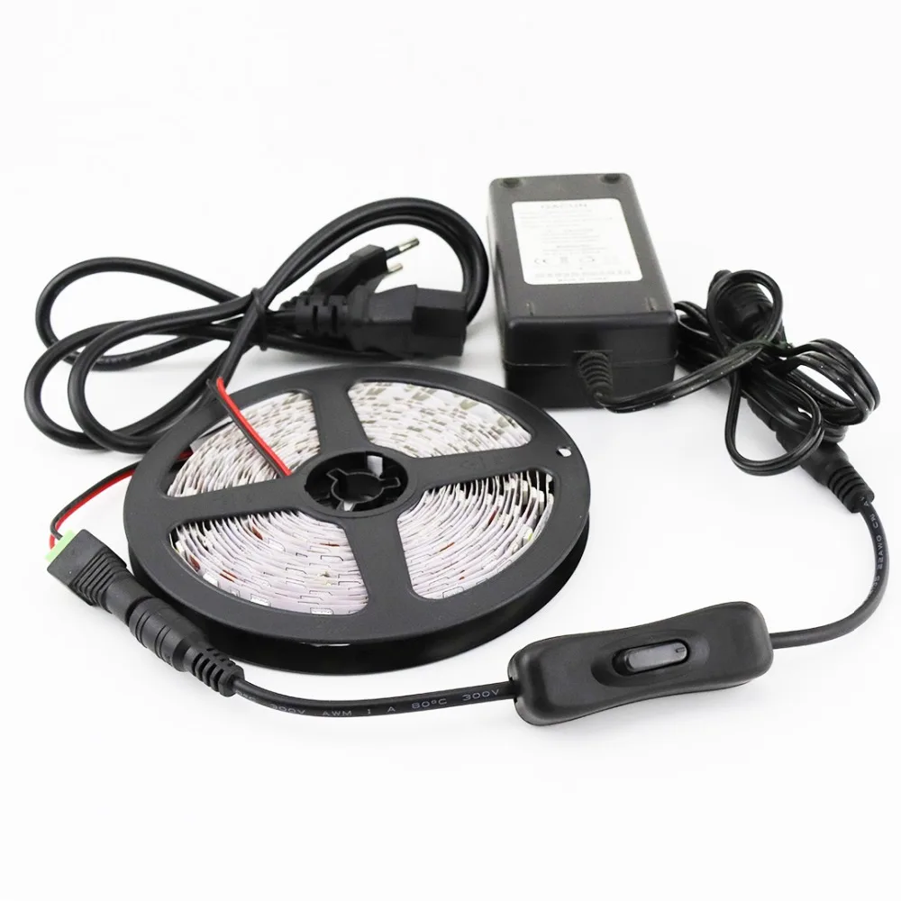 Светодиодная лента SMD5050 высокой ярсветильник водонепроницаемая LED полоска с