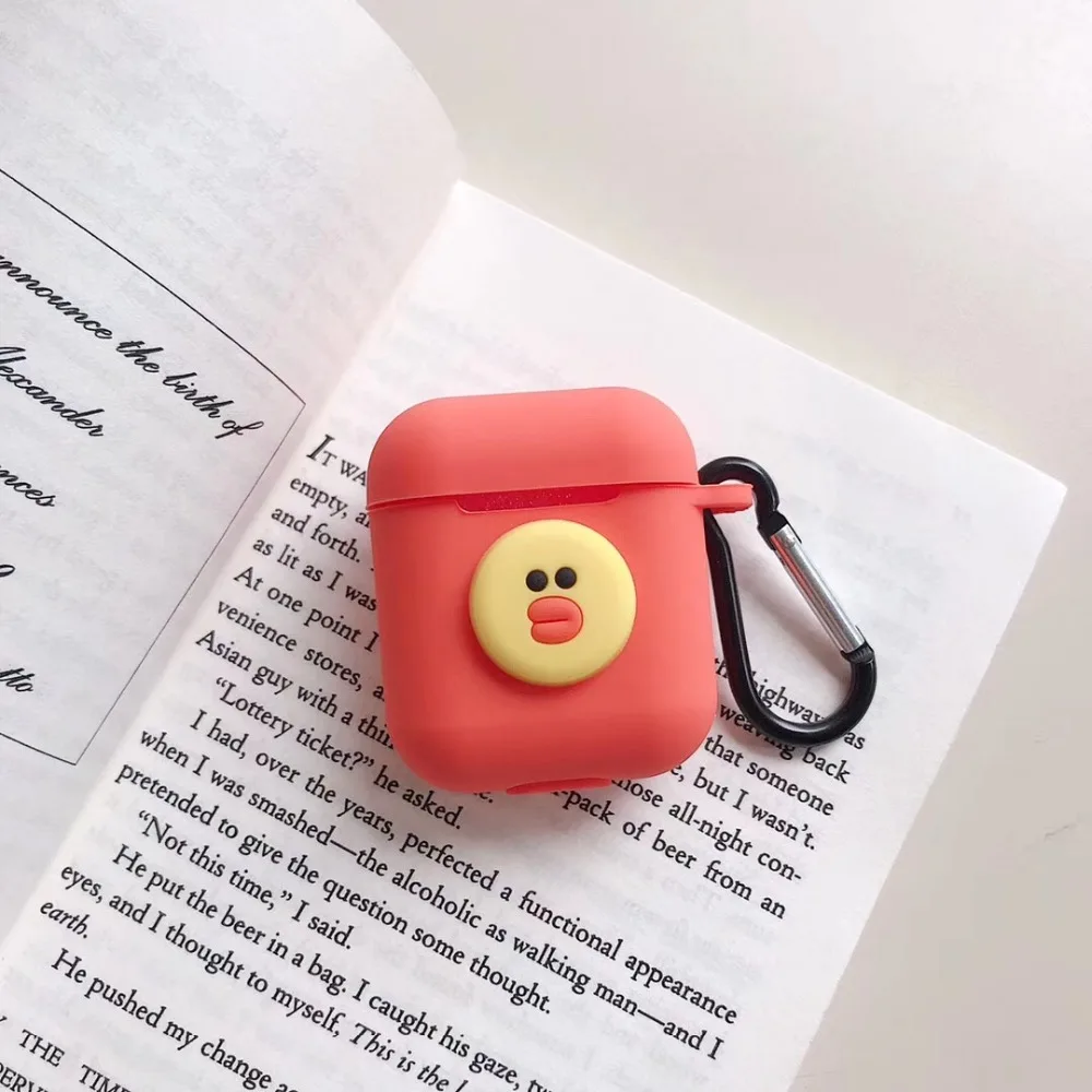 Мягкий силиконовый чехол из ТПУ с Bluetooth для беспроводных наушников AirPods зарядный