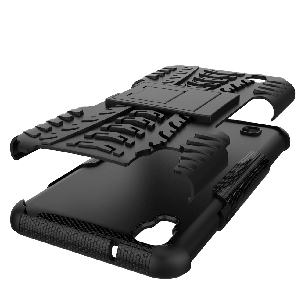 Coque For LG X Power K220DS XPower K220 Plastic Box Silicone Bracket Phone Case K210 K 210 220DS Protector Cover |