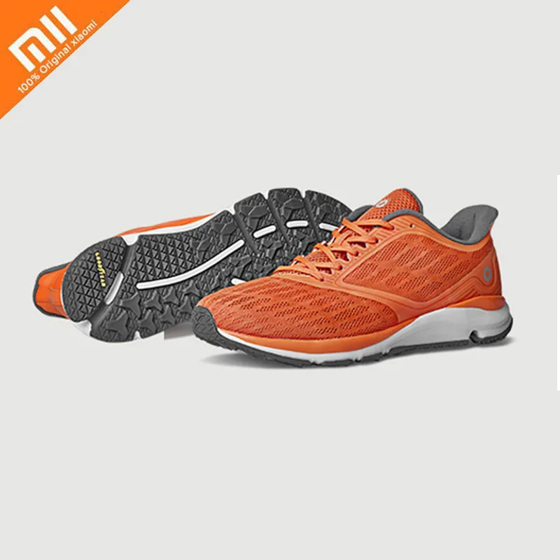 Men Orange 41 size Xiaomi Amazfit обувь Антилопа Смарт обувь Легкие уличные спортивные кроссовки резиновая подошва поддержка смарт чип Pk Mijia 2 - Цвет: Men Orange 41 size