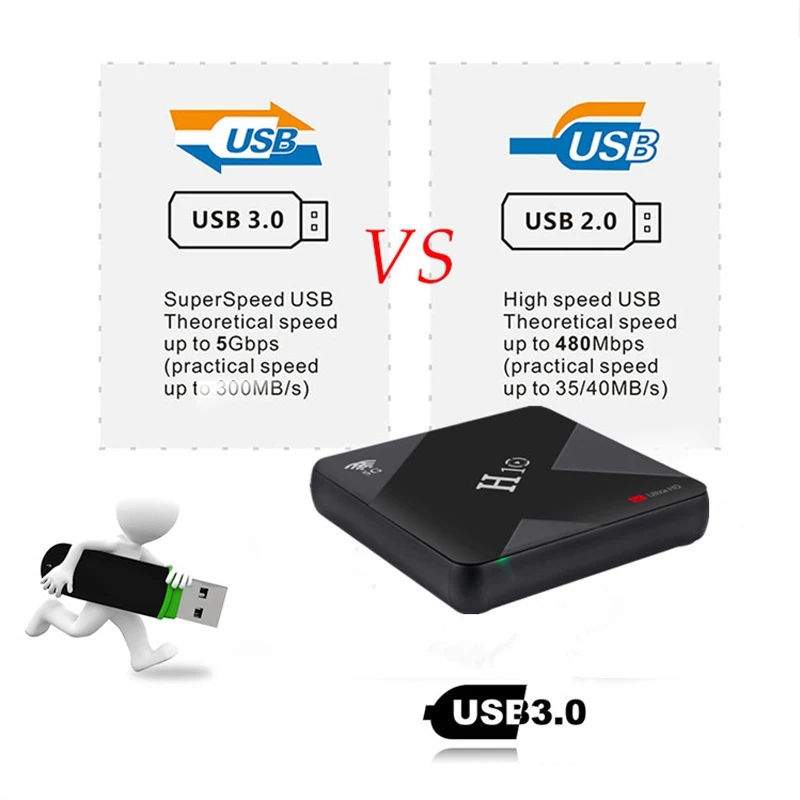 H10 Smart TV Box Android 9 0 4 Гб 64 6K 2 & 5 8 Dual WIFI H.265 USB3.0 box Allwinner H6 PK T95Q s905x2