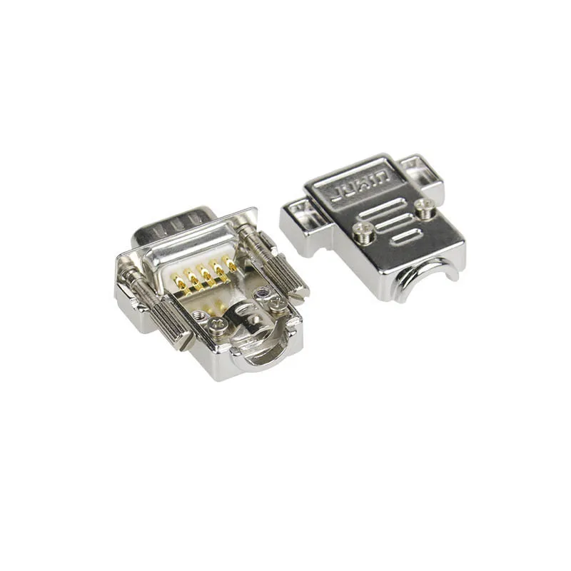 Твердая игла позолоченный DB9/RS232 разъем 9pin мужской 9PIN женский D-SUB9PIN COM с