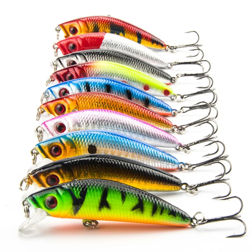 

1PCS Minnow fishing Lure Jig Wobblers iscas artificiais para pesca 7cm 8.5g swimbait crankbait fishing tackle