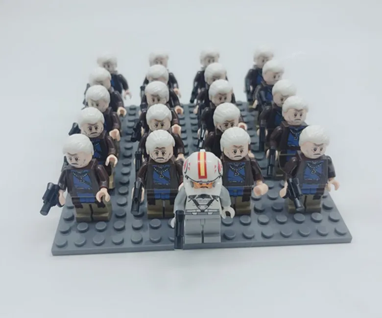 21 шт. Rogue STAR WARS Wolfpack Клон Trooper командор Фокс Клон Trooper Капитан Рекс совместим с laingly мини игрушка fig block