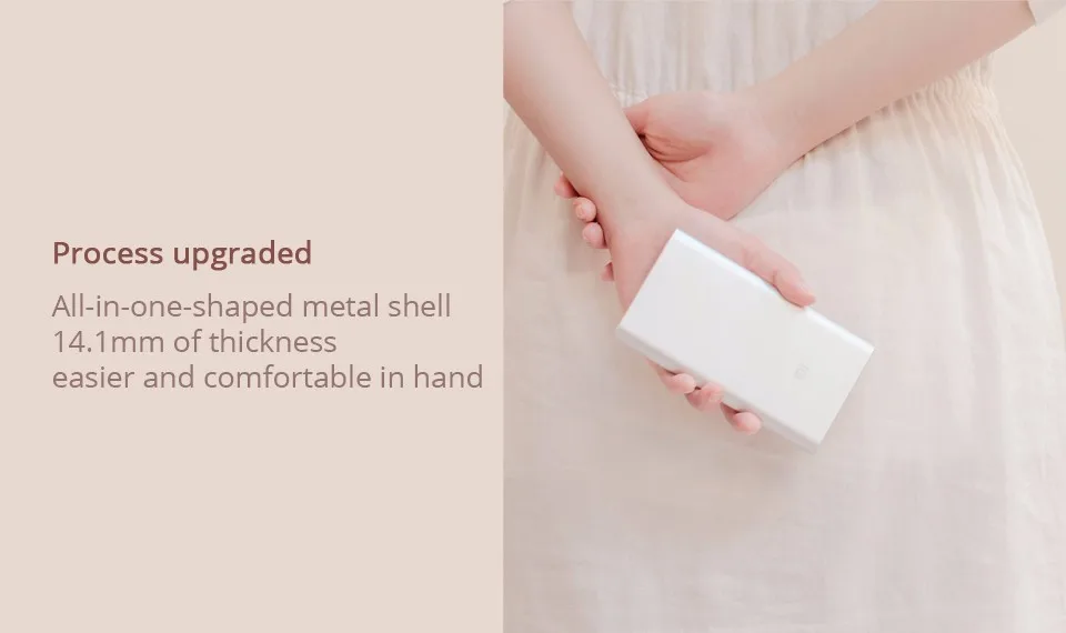 Xiaomi power Bank 2 10000 мАч Внешняя батарея с поддержкой 18 Вт Быстрая зарядка ультра тонкий для мобильных телефонов Быстрая зарядка один USB