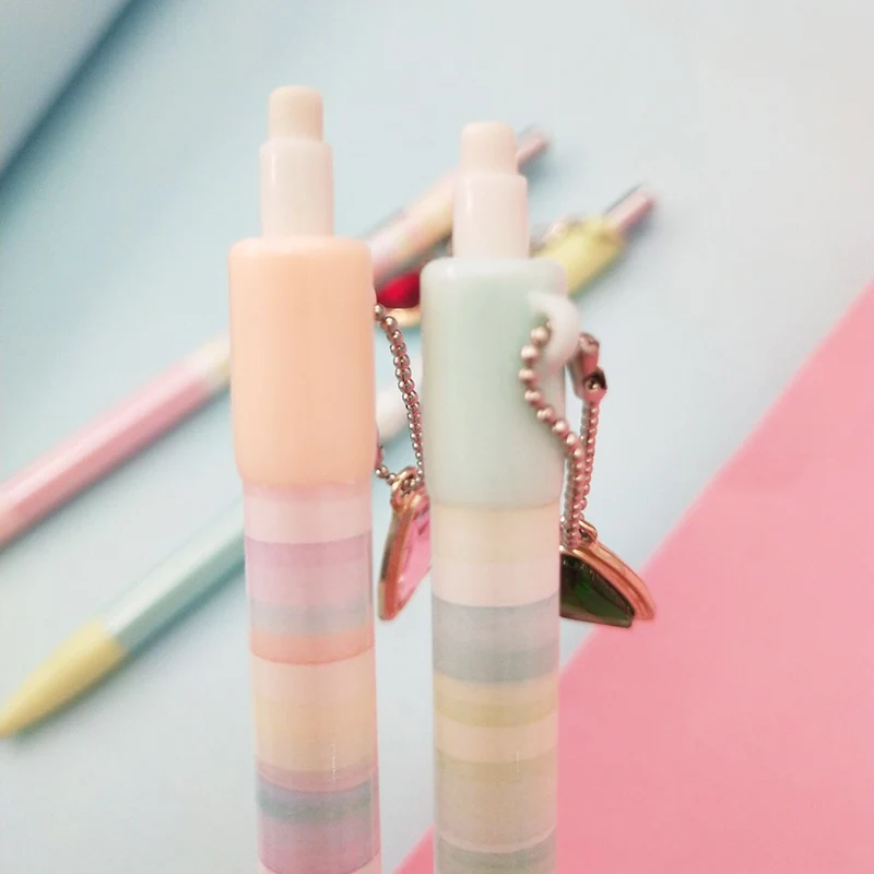 1 шт. милые механические карандаши с алмазной подвеской кавайные конфеты цвета