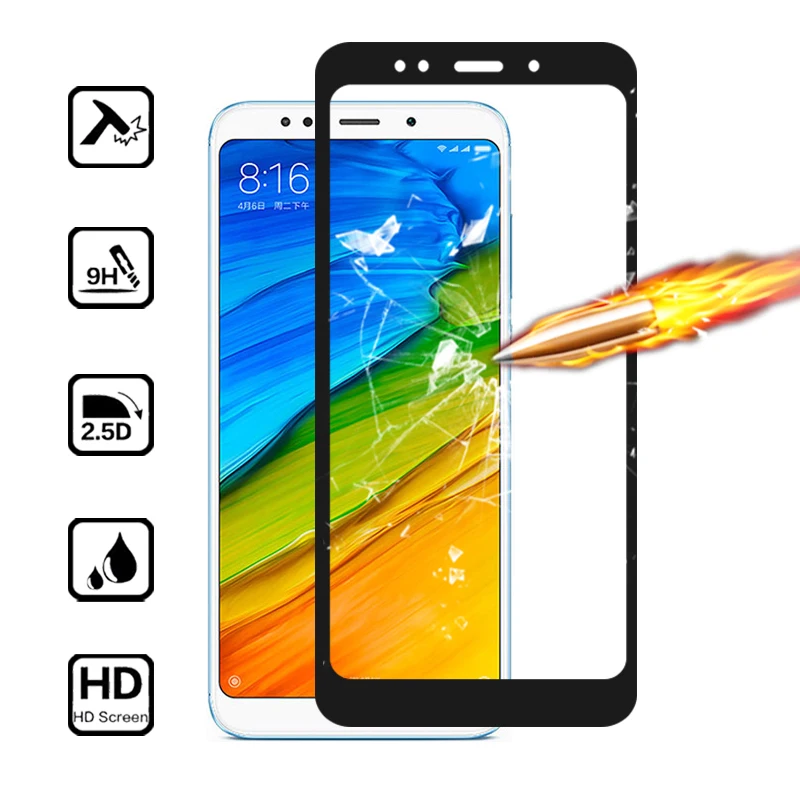 9D Защитное стекло для xiaomi Red mi Note 5 Pro защита экрана 5A 5X A1 Plus закаленное Tremp xio re A X Cam