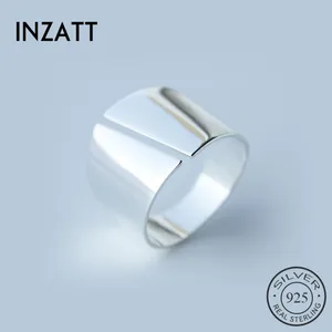 Женское кольцо INZATT из настоящего серебра 925% пробы с глянцевым покрытием