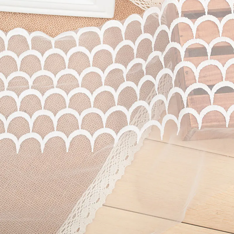 Новинка 24 см ширина модные рыбные весы кружевная отделка для самостоятельного