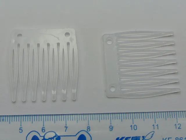 50 белых пластиковых мини-заколки для волос боковая заколка волшебная ручка