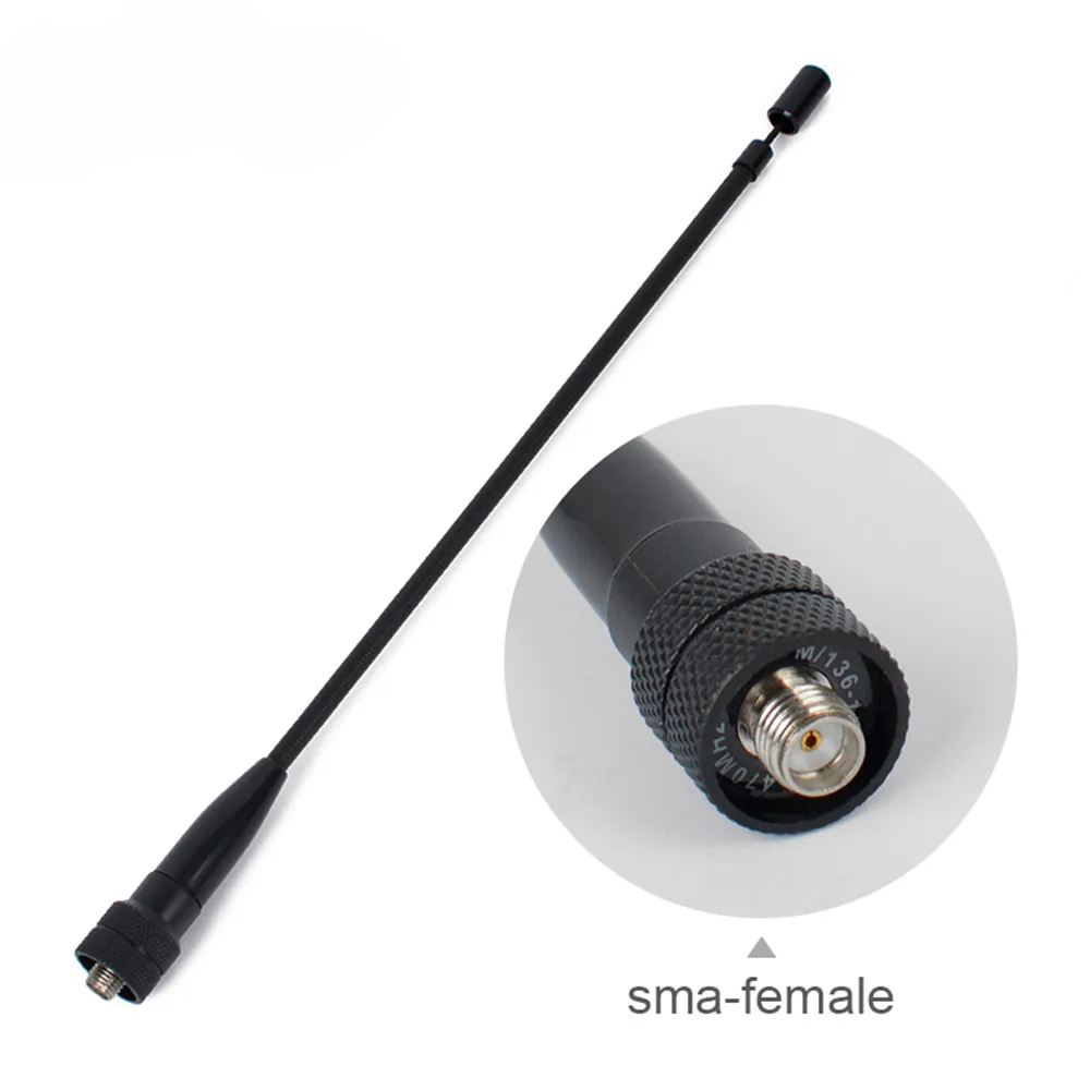 HYS TC-669ET sma-женский Walkie Talkie антенны Гибкая Кнут степени трубки Dual Band двухстороннее