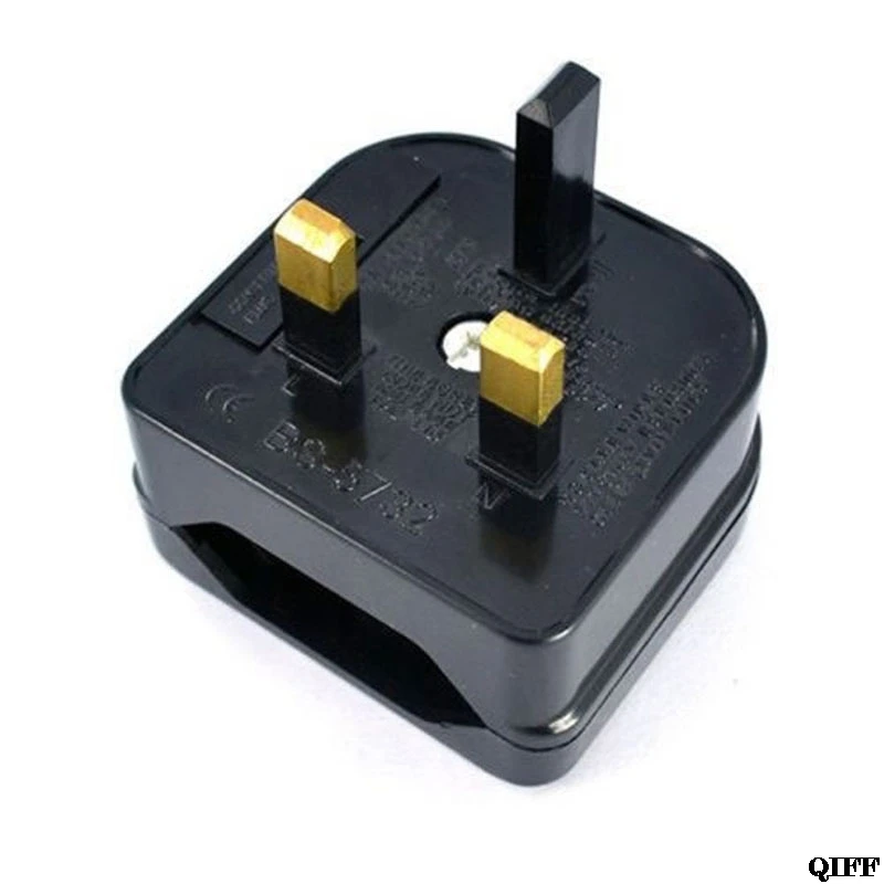 Европейский евро ЕС 2 Pin в Великобританию 3Pin разъем питания дорожный переходник