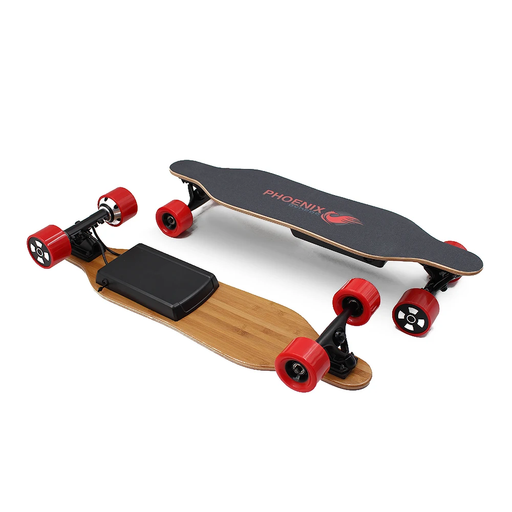 Cyrusher Феникс RIDER P4 RC электрический скейтборд два двигателя 9,3 миль в диапазоне 12,4 миль/ч