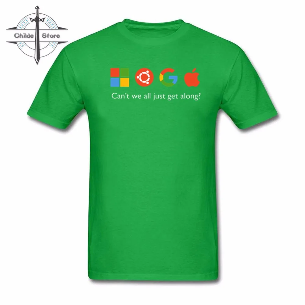 Творческий Google Вы Оффлайн Для мужчин s прямая футболка модные Повседневное