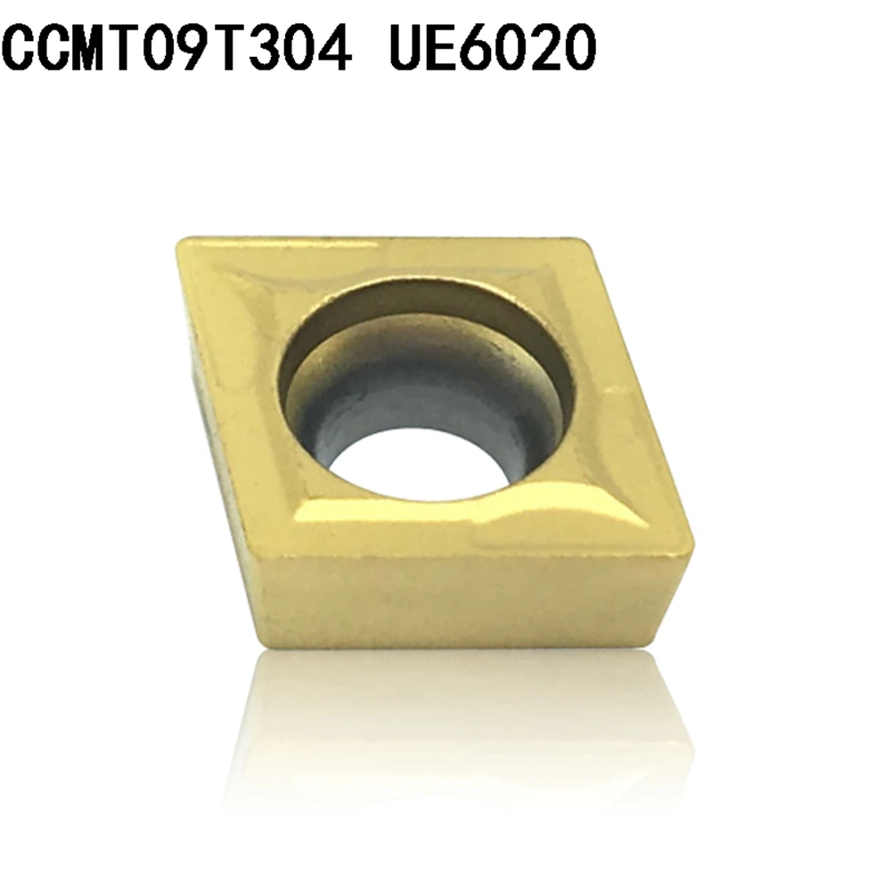 CCMT09T304 ccmt32,51 UE6020 твердосплавные вставки внутренний токарный инструмент CCMT 09T304 торцевые фрезы токарные инструменты Фрезерный резак инструмент с ЧПУ