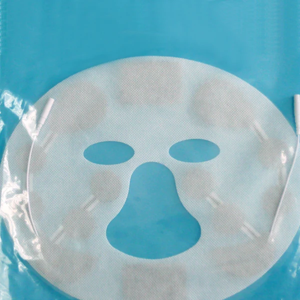 2.00 pin connector non-woven face mask slice adhesive electrode pad for beauty care with free shipping |