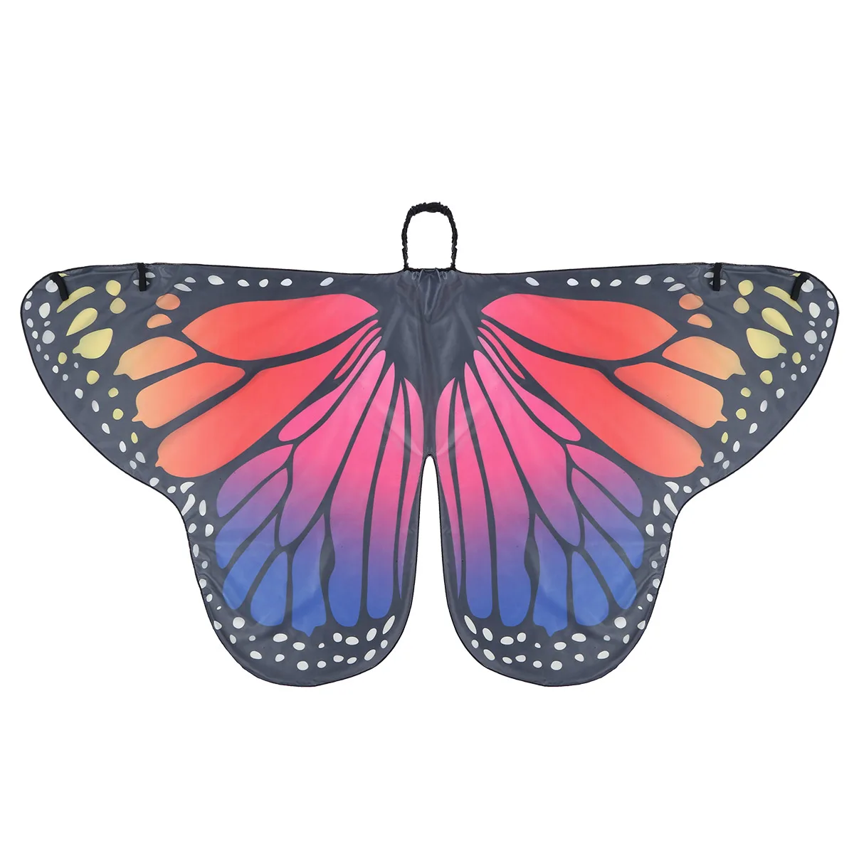 Детская накидка с крыльями бабочки для девочек, детские вечерние костюмы на Хэллоуин для косплея, сказочное платье, костюм для танцев, аксессуары