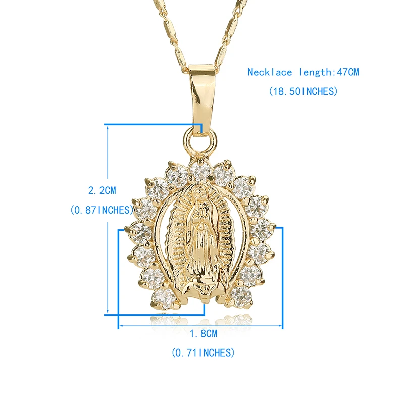 OUMEILY ожерелье с изображением Иисуса христианское винтажное для женщин и мужчин